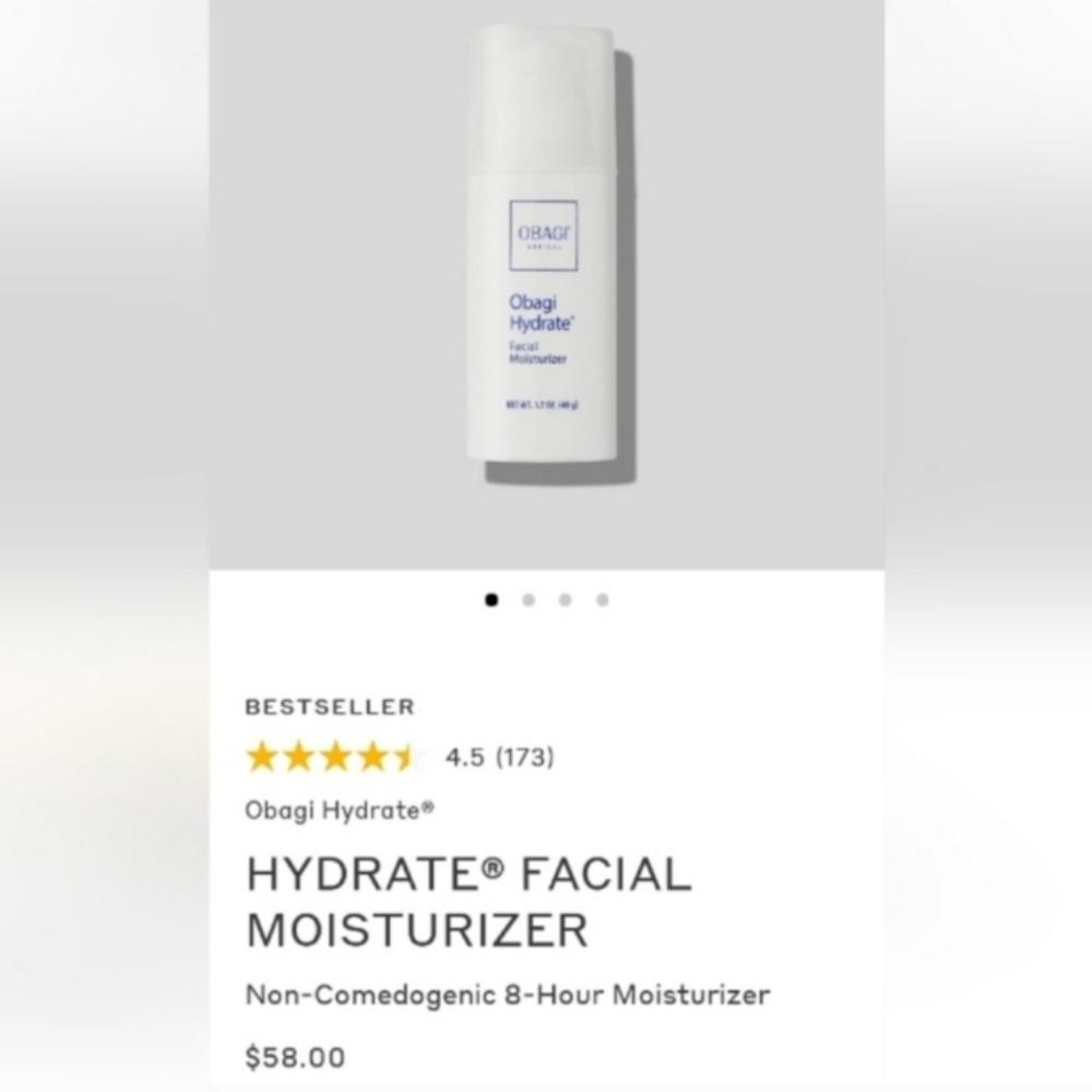 *SEALED* Obagi Hydrate Facial Moisturizer - Picture 9 of 14